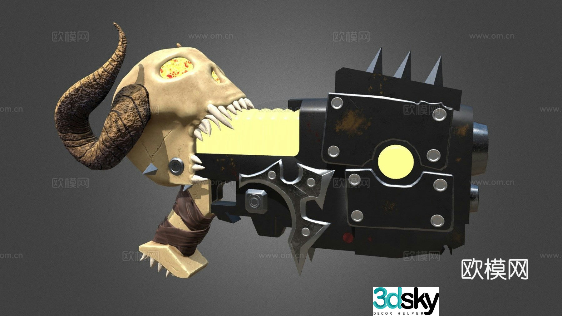 Reaper plasma gun 3d model