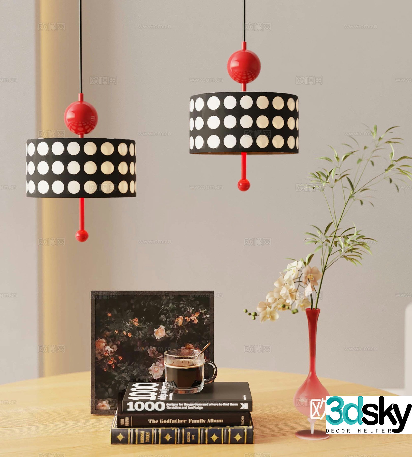 French chandeliers vase French chandeliers 3d model