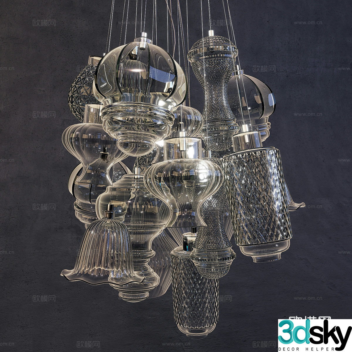 Lamp CERAUNAVOLTA3d model