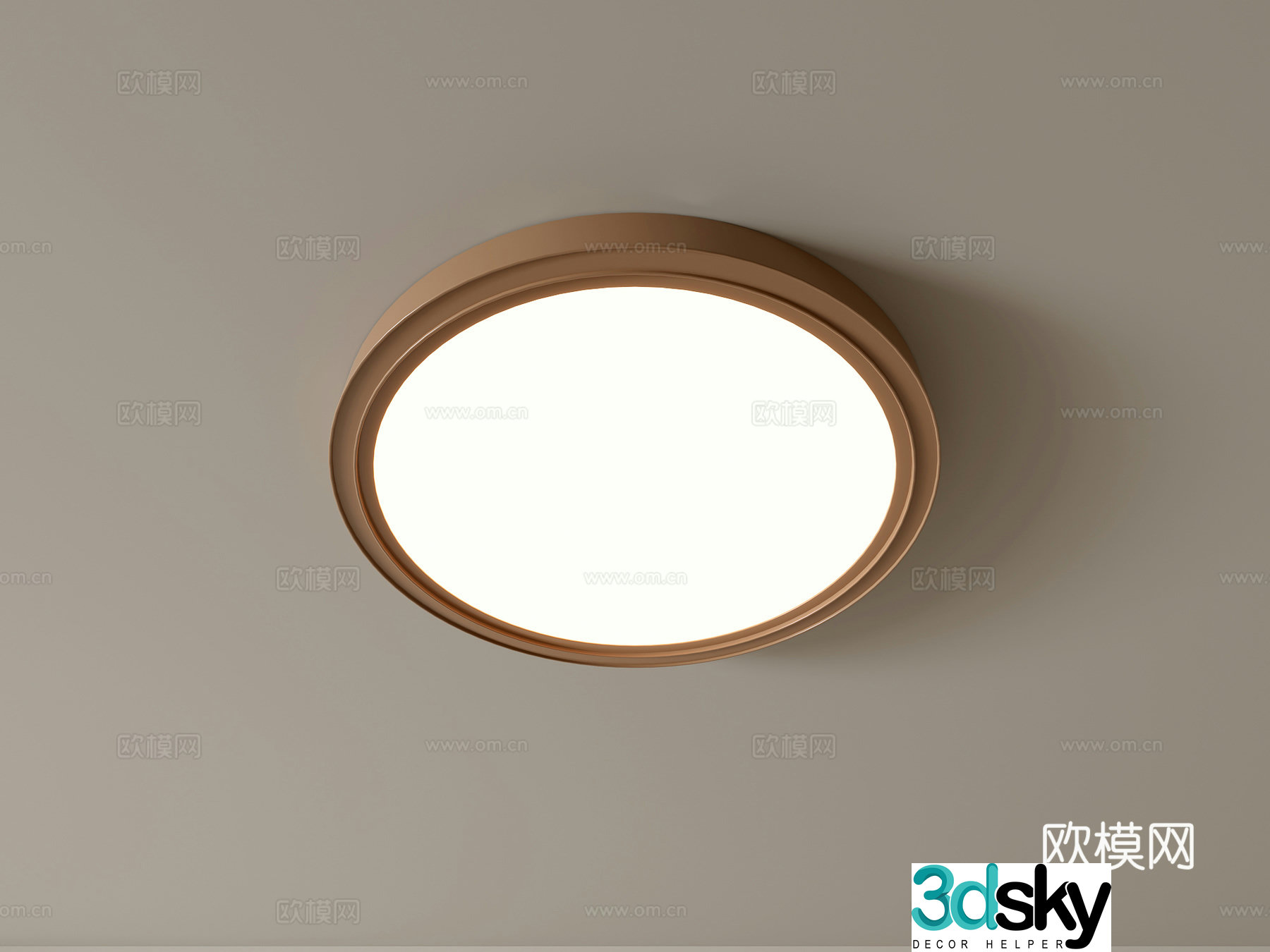 Modern ceiling lamp Geometric ceiling lamp Bedroom lamp Artistic shaped lamp Fashion living room lamp 3D model