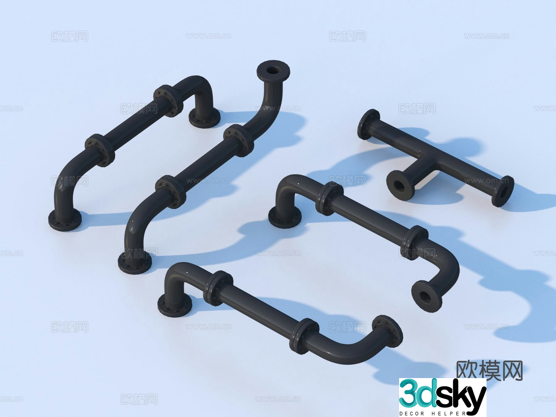 Bucket Excavator Bucket Digger Claw 3D Model