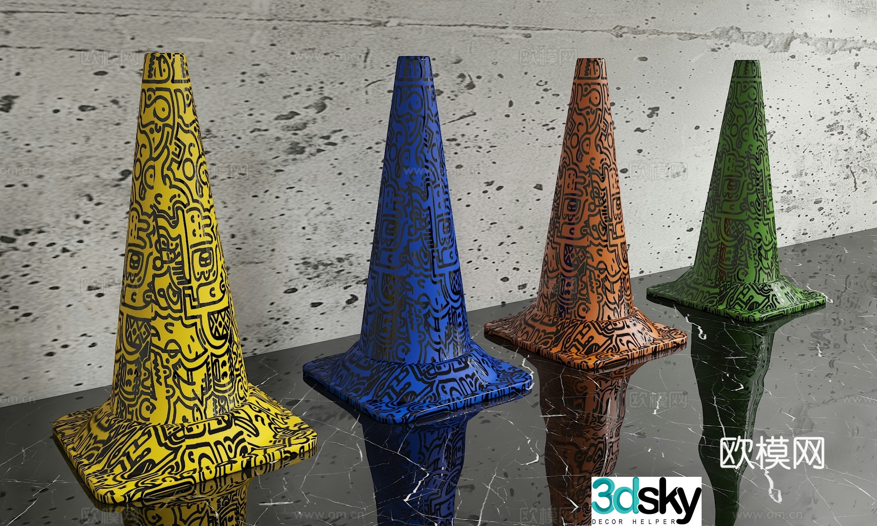 3D model of transportation facilities