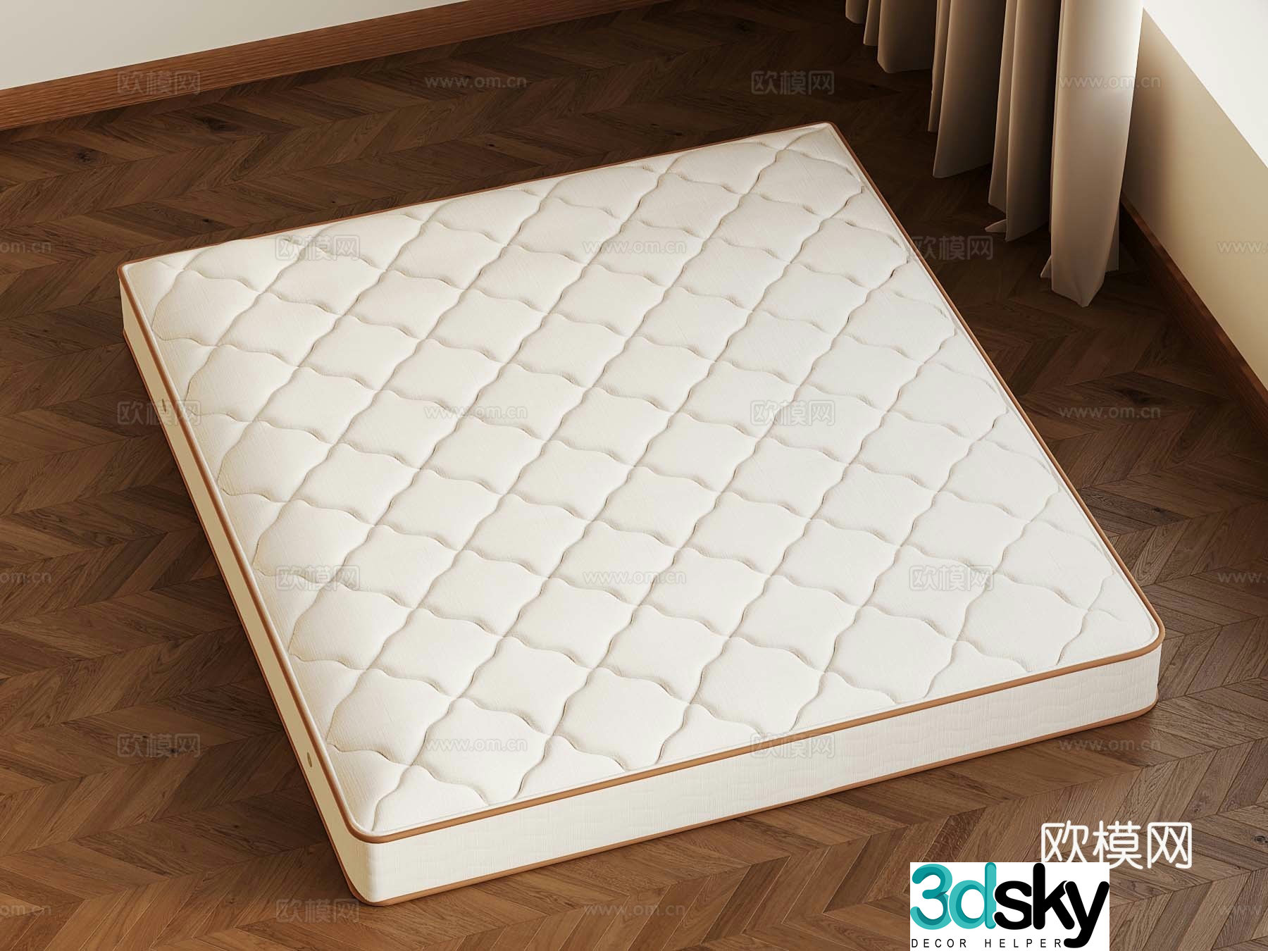 Modern mattress 3d model