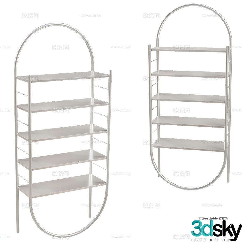 3D model of shelf