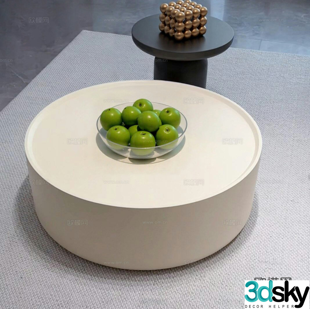 Modern coffee table 3d model