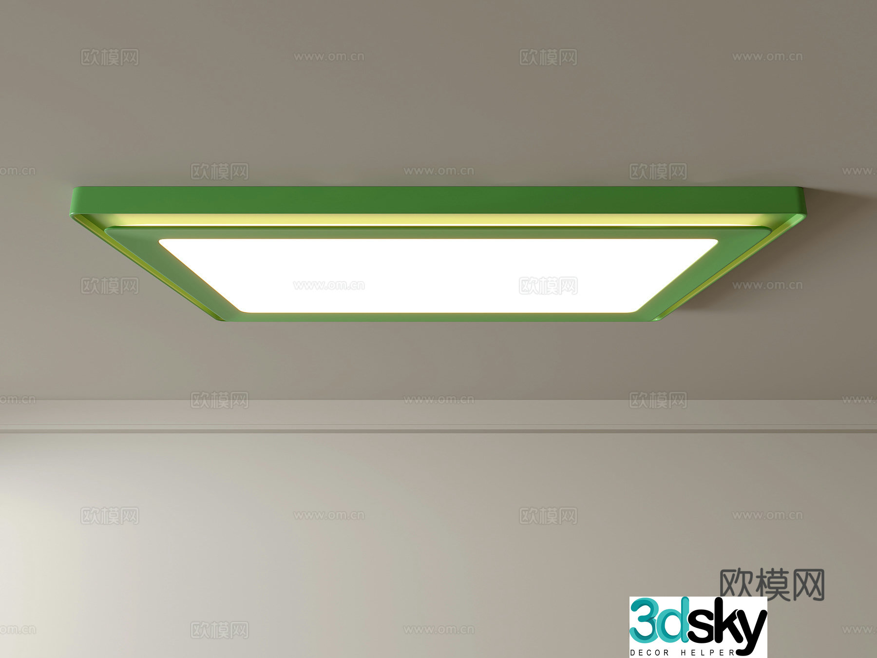 Modern ceiling lamp Geometric ceiling lamp Bedroom lamp Artistic shaped lamp Fashion living room lamp 3D model