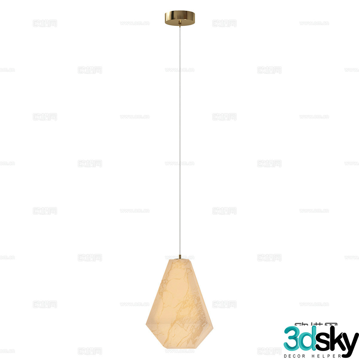 Modern simple chandelier chandelier simple chandelier living room chandelier dining chandelier lamp 3d model