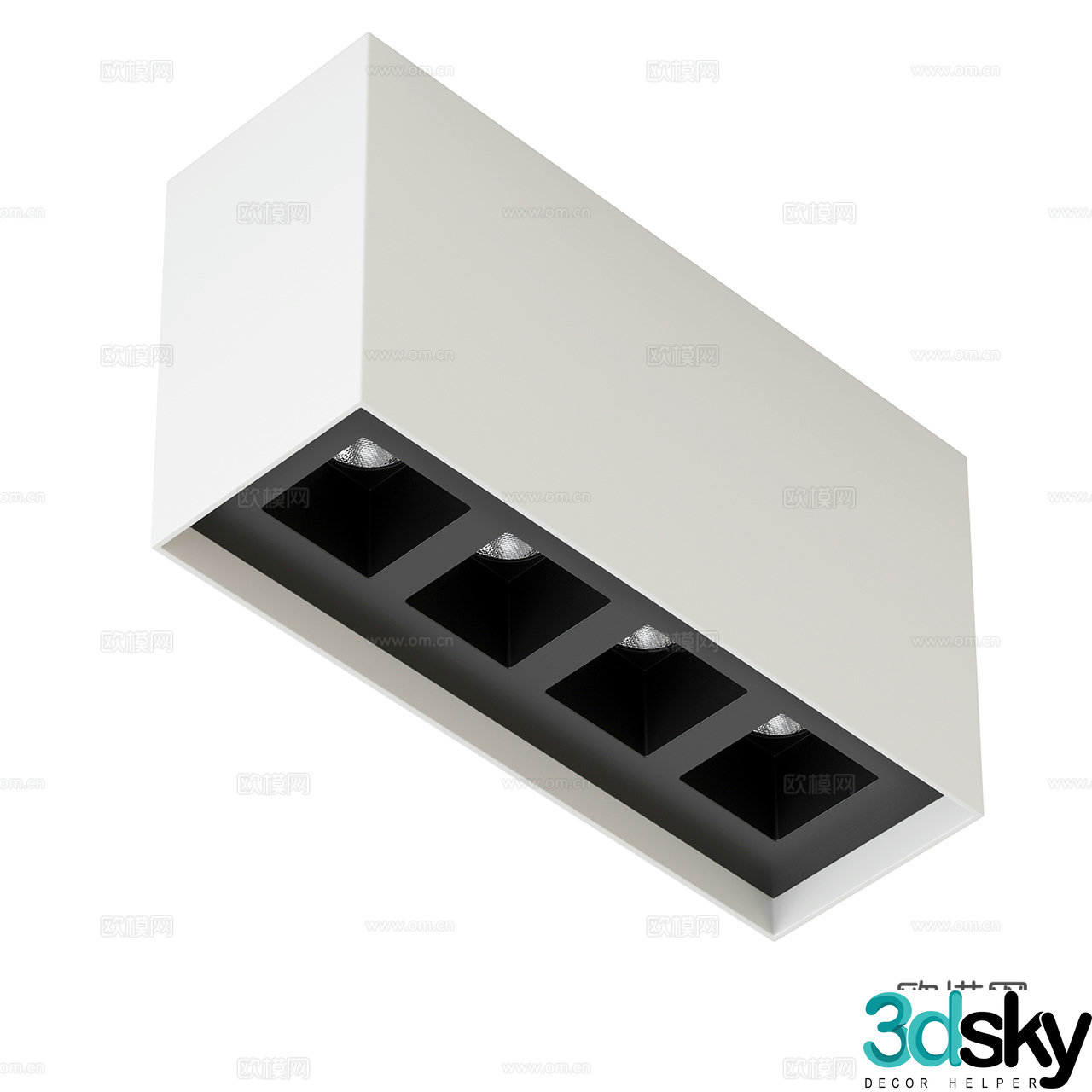 Luce Minimalist downlight Spotlight Surface mounted downlight Surface mounted spotlight 3D model