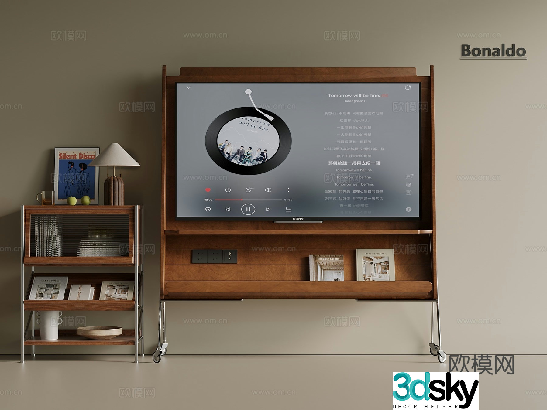 TV cabinet TV mobile TV floor-standing TV TV stand laser TV 3d model