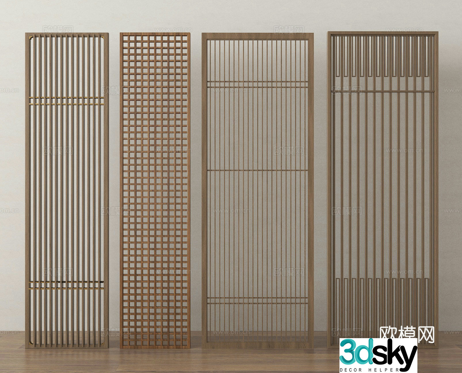 Partition Screen 3D Model
