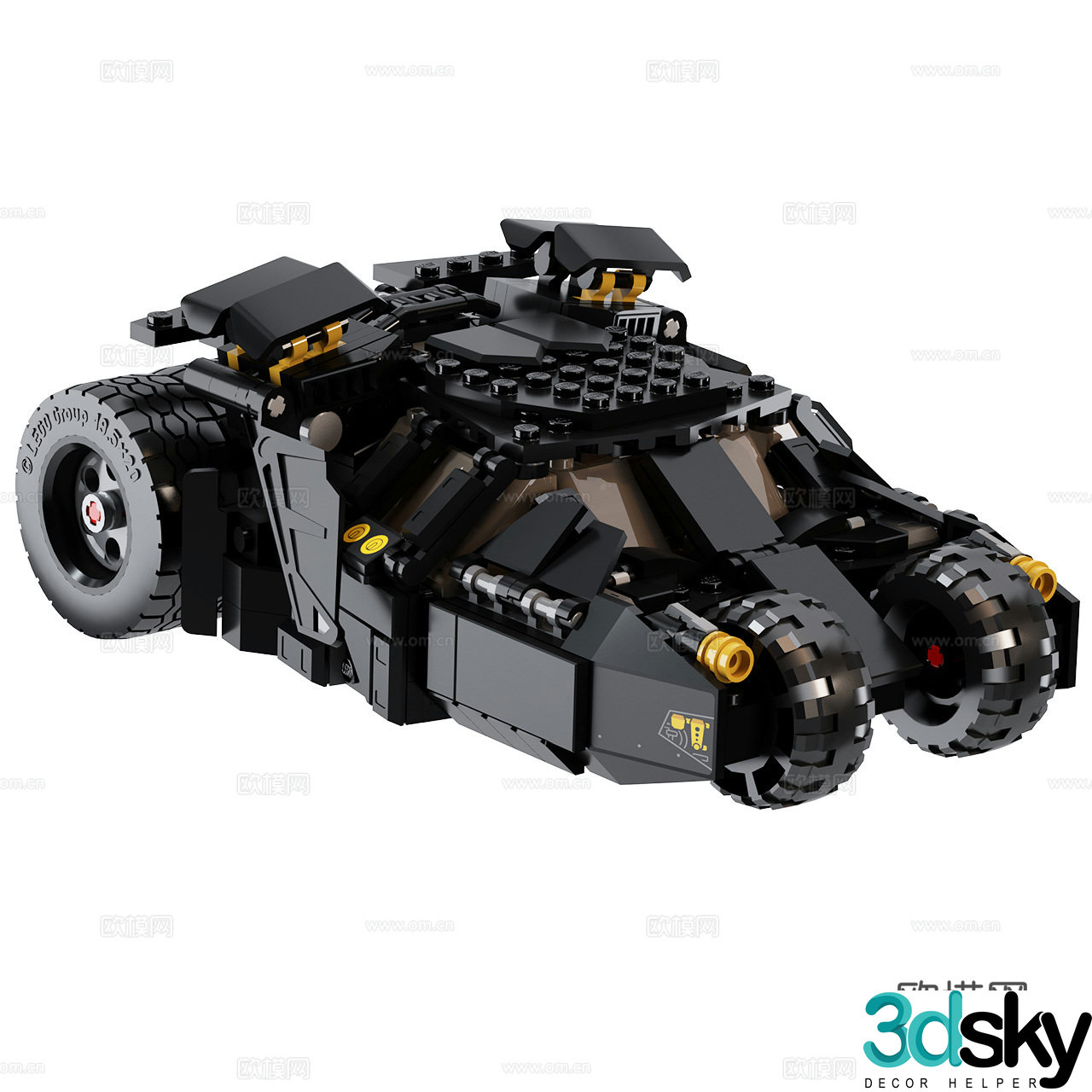Lego toys Batmobile Lego Toy Car Children’s Toys Toys 3D Model