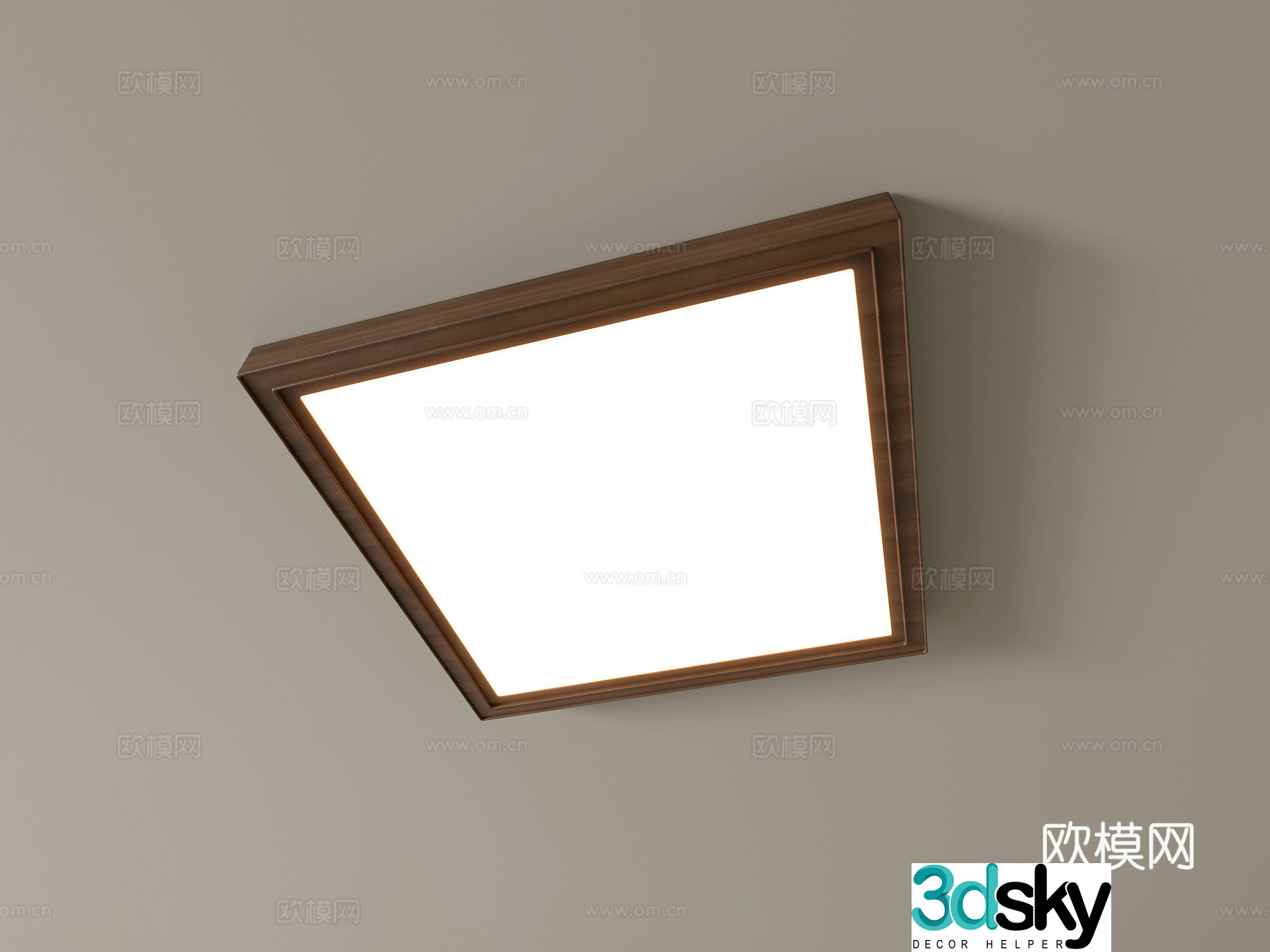 Modern ceiling lamp Geometric ceiling lamp Bedroom lamp Artistic shaped lamp Fashion living room lamp 3D model