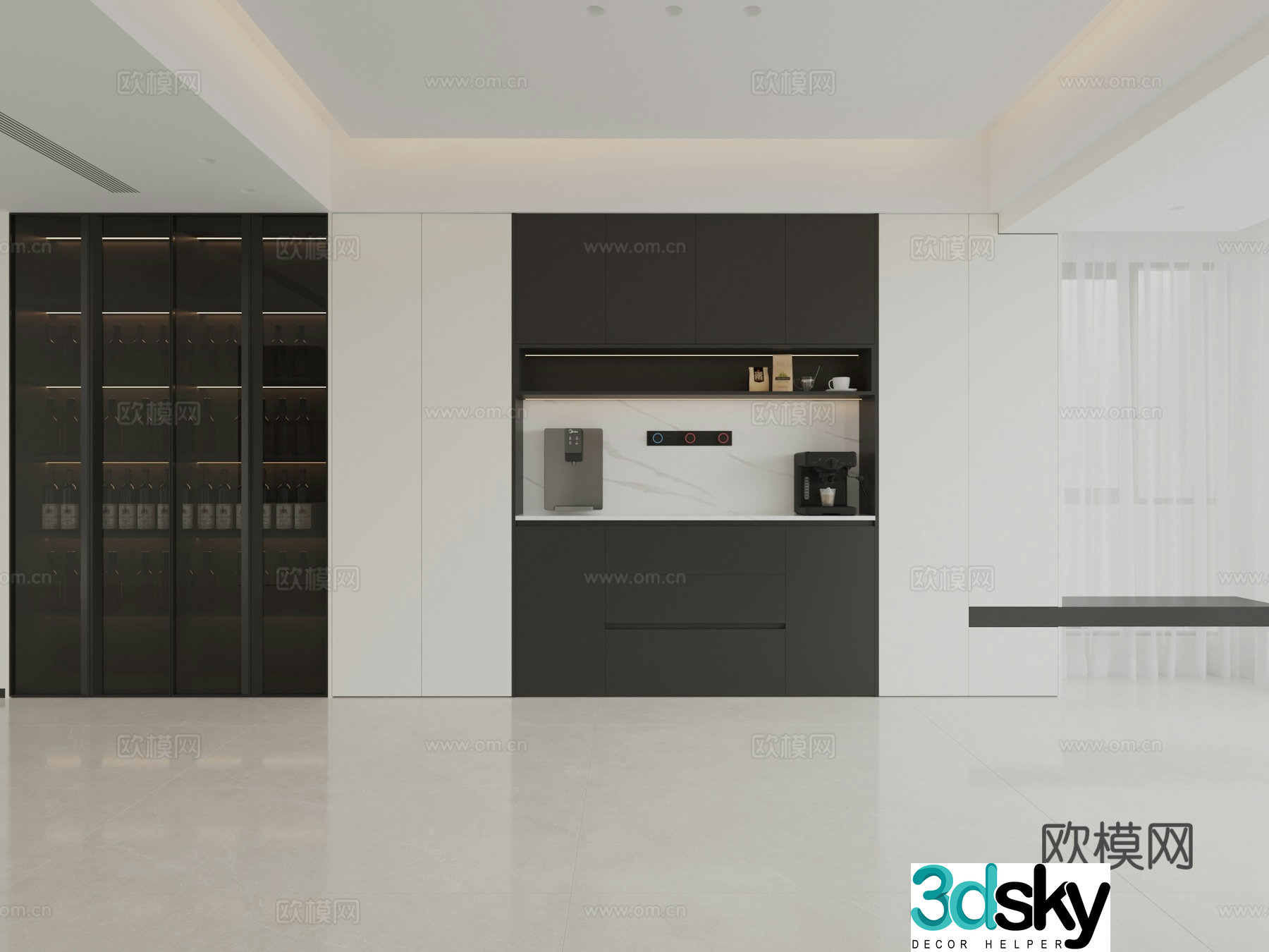 Sideboard 3D Model