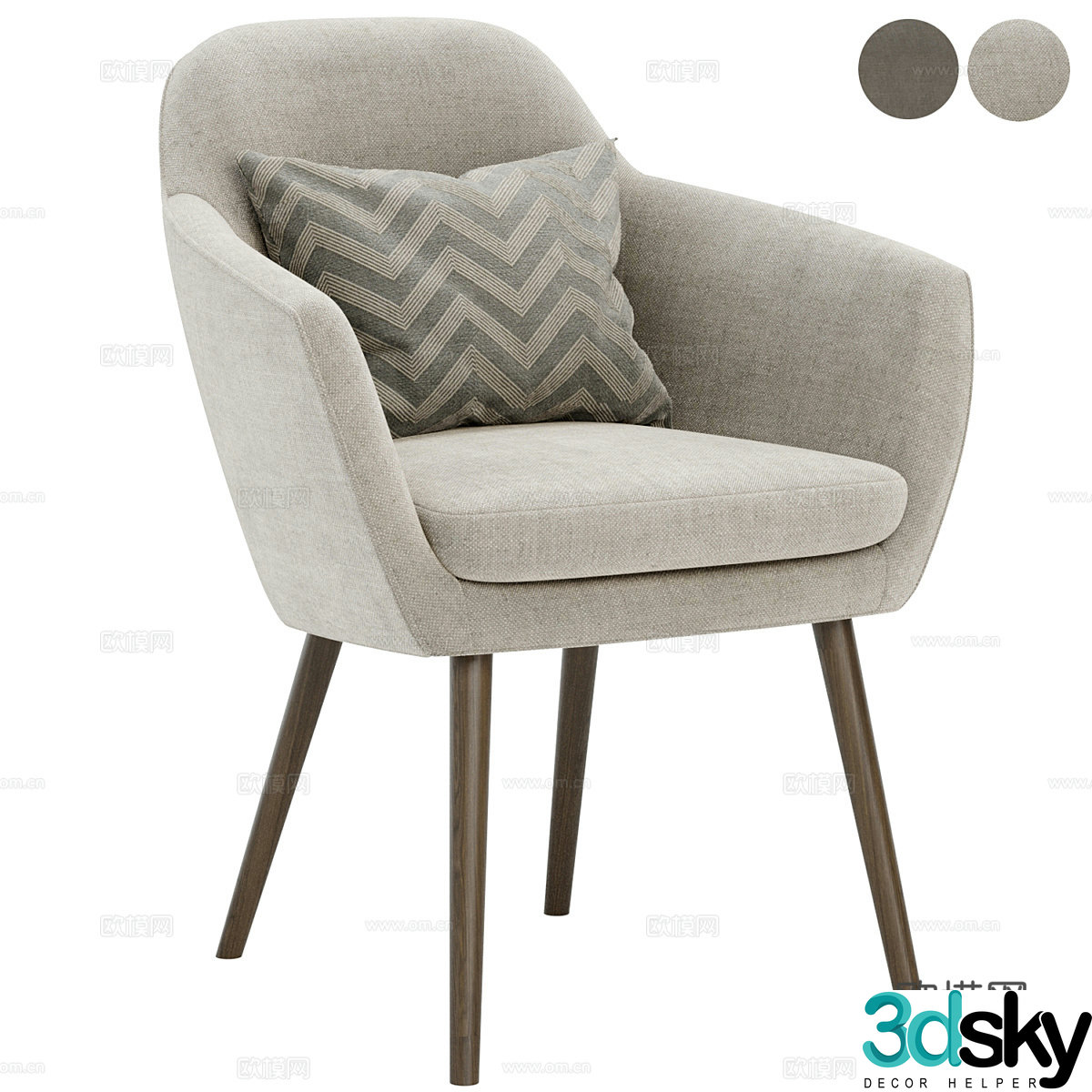 Dining chair 3d model