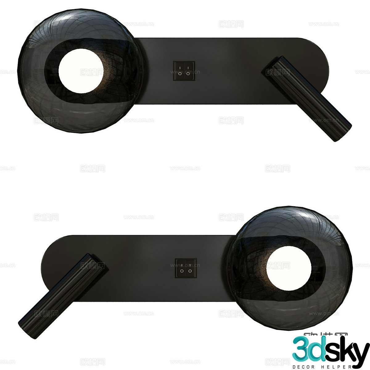 Modern simple wall lamp wall lamp simple wall lamp decorative wall lamp 3d model