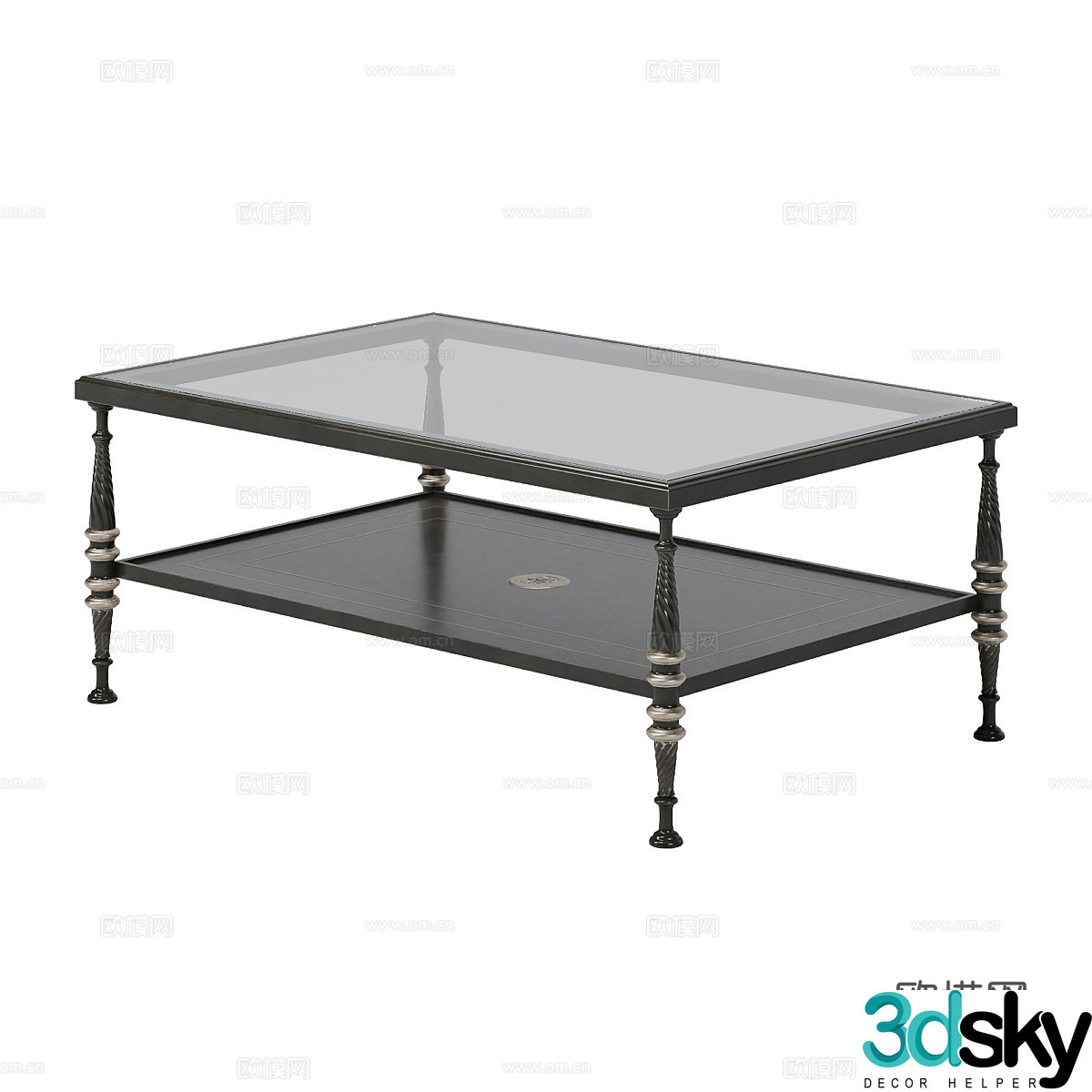 French simple coffee table coffee table simple coffee table living room tea table 3D model