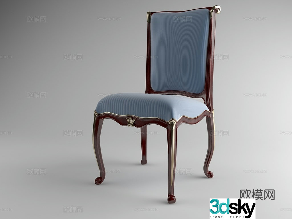 Dining chair Single chair 3d model