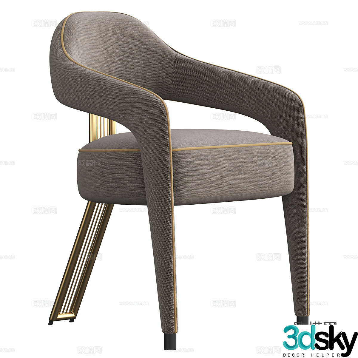 Dining chair 3d model