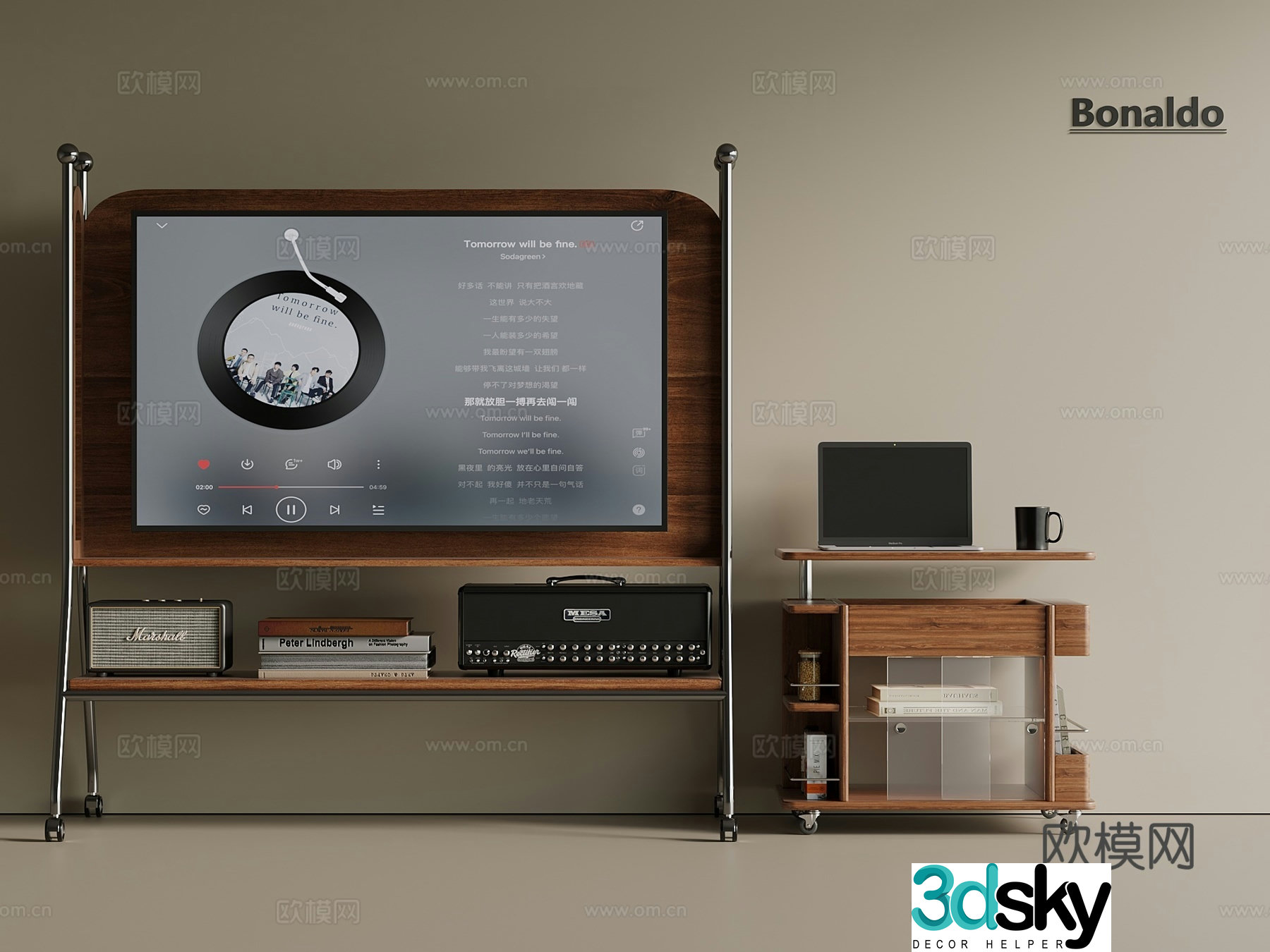 TV cabinet TV mobile TV floor-standing TV TV stand laser TV 3d model