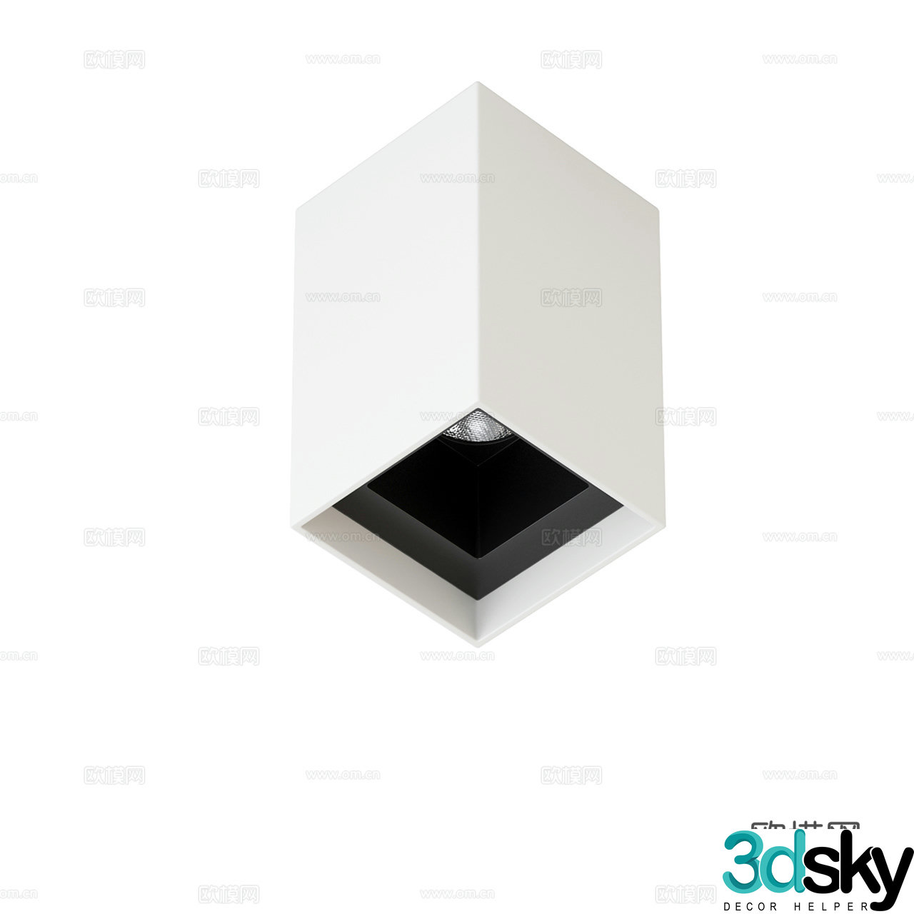 Luce Minimalist downlight Spotlight Surface mounted downlight Surface mounted spotlight 3D model