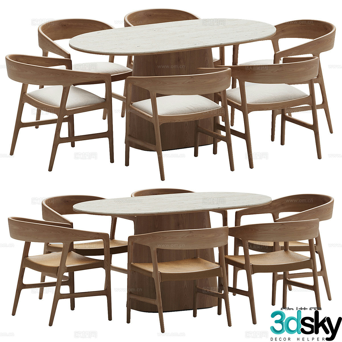 Dining chair 3d model