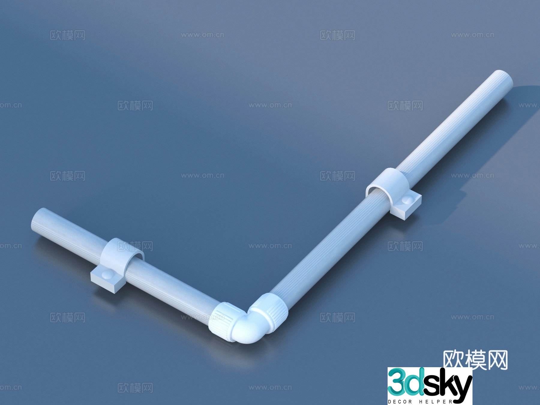 Valve Pipe Water Pipe 3D Model