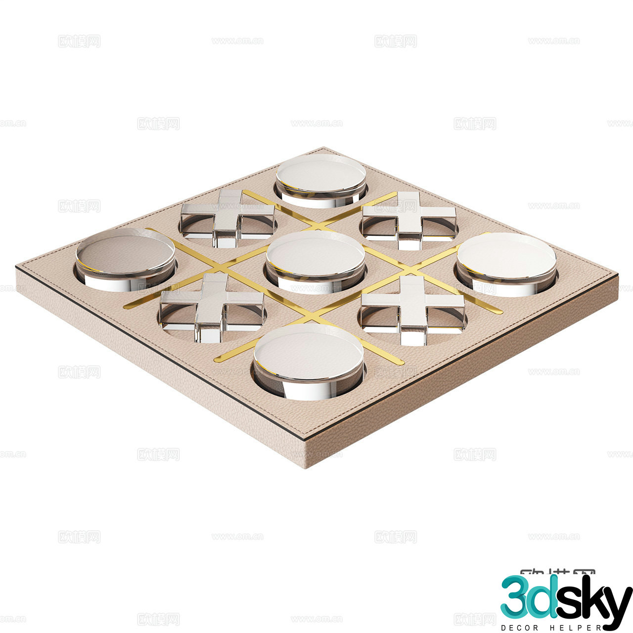 Pinetti Board Game Tabletop Game Game Equipment Entertainment Facilities Decoration 3D Model