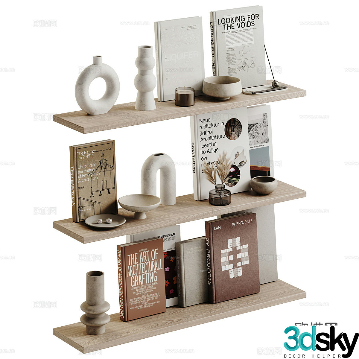 Books and magazines 3d model