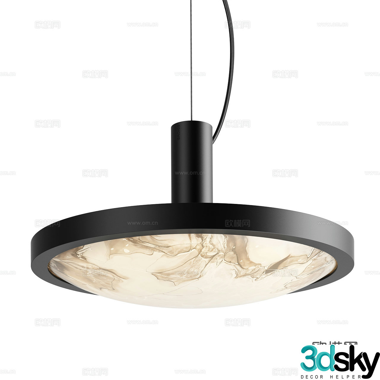 Brokis modern chandeliers new Chinese chandeliers minimalist chandeliers round chandeliers 3D model