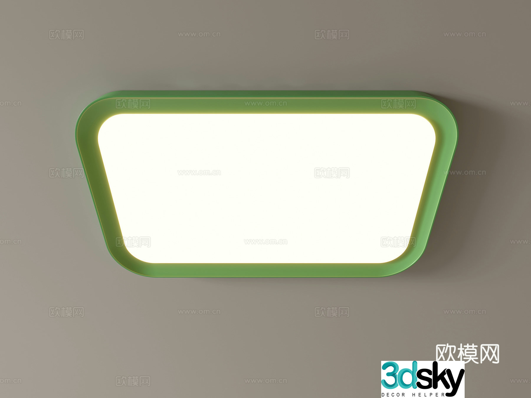 Modern ceiling lamp Geometric ceiling lamp Bedroom lamp Artistic shaped lamp Fashion living room lamp 3D model