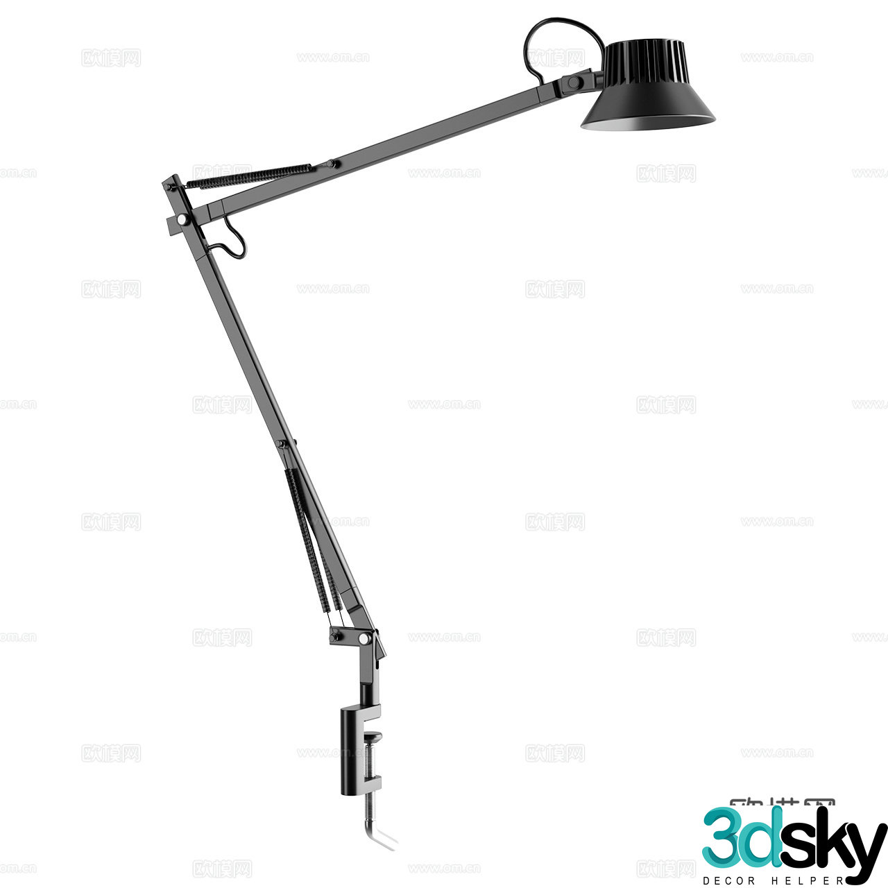 Muuto Industrial Wind Table Lamp Metal Table Lamp Classic Table Lamp Architect Table Lamp 3D Model