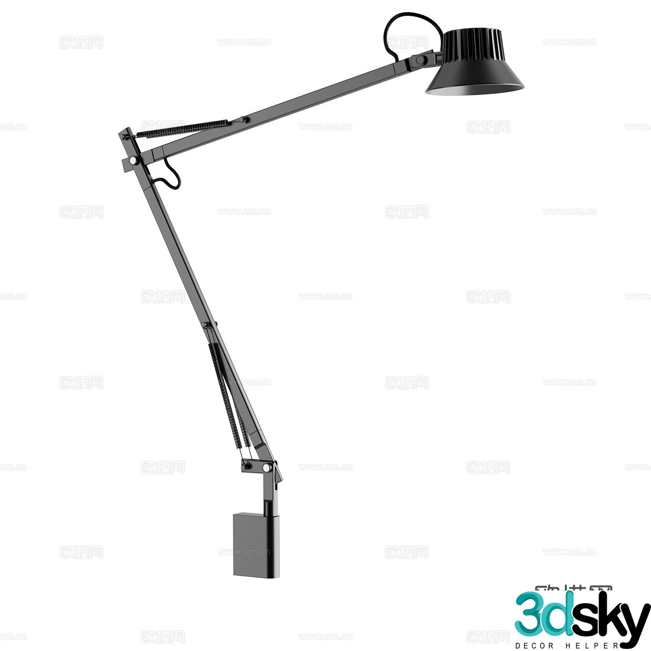 Muuto Industrial Wind Table Lamp Metal Table Lamp Classic Table Lamp Architect Table Lamp 3D Model
