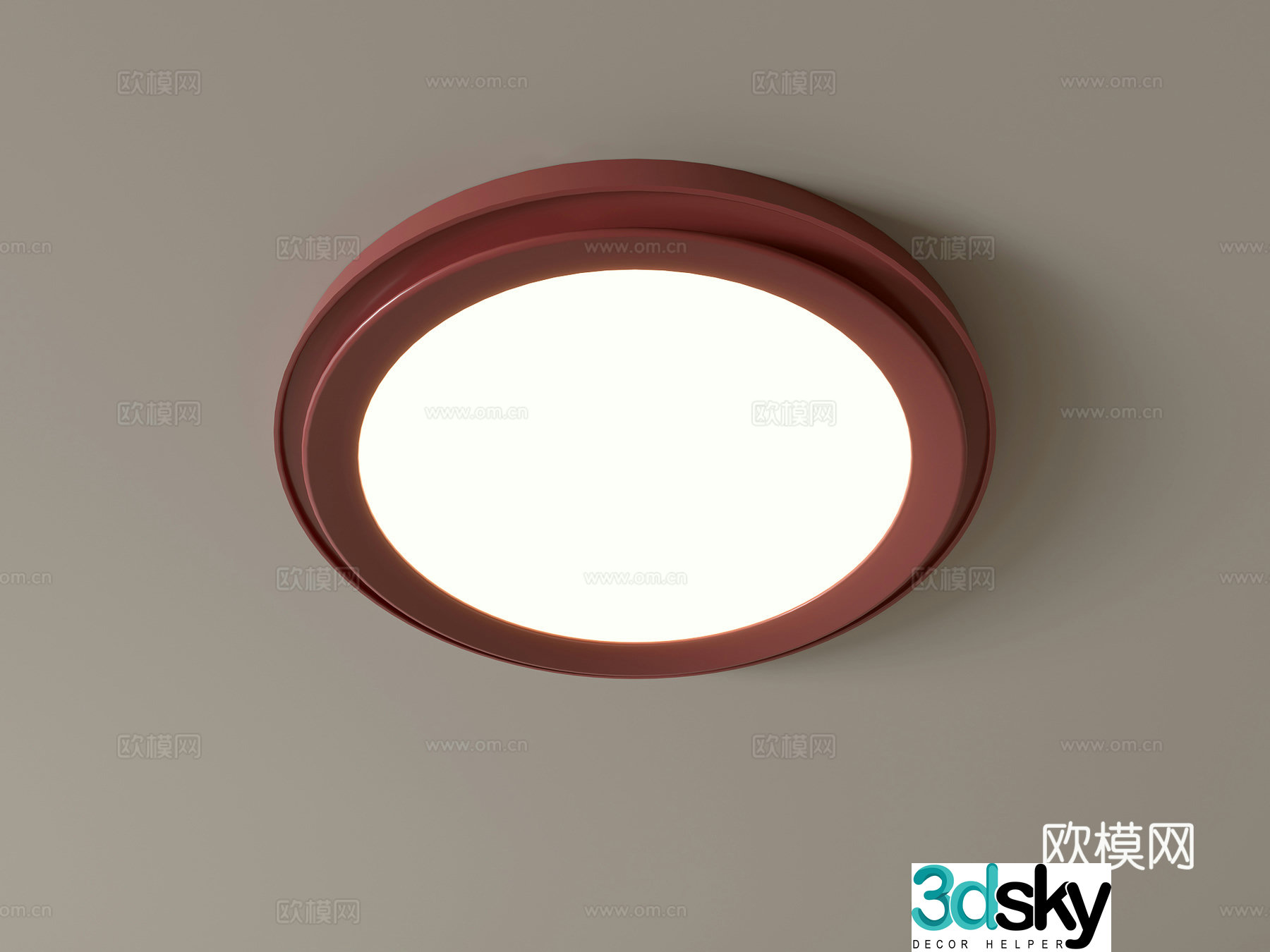 Modern ceiling lamp Geometric ceiling lamp Bedroom lamp Artistic shaped lamp Fashion living room lamp 3D model