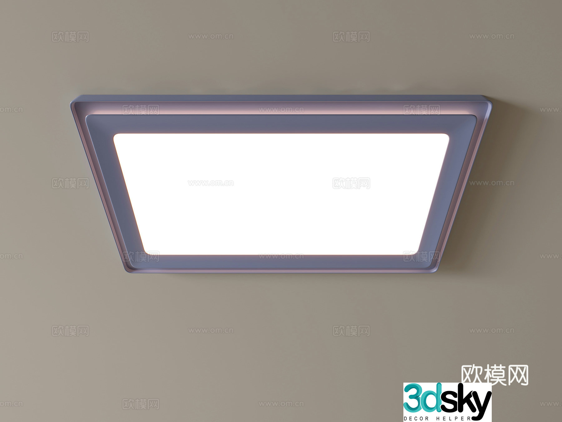 Modern ceiling lamp Geometric ceiling lamp Bedroom lamp Artistic shaped lamp Fashion living room lamp 3D model
