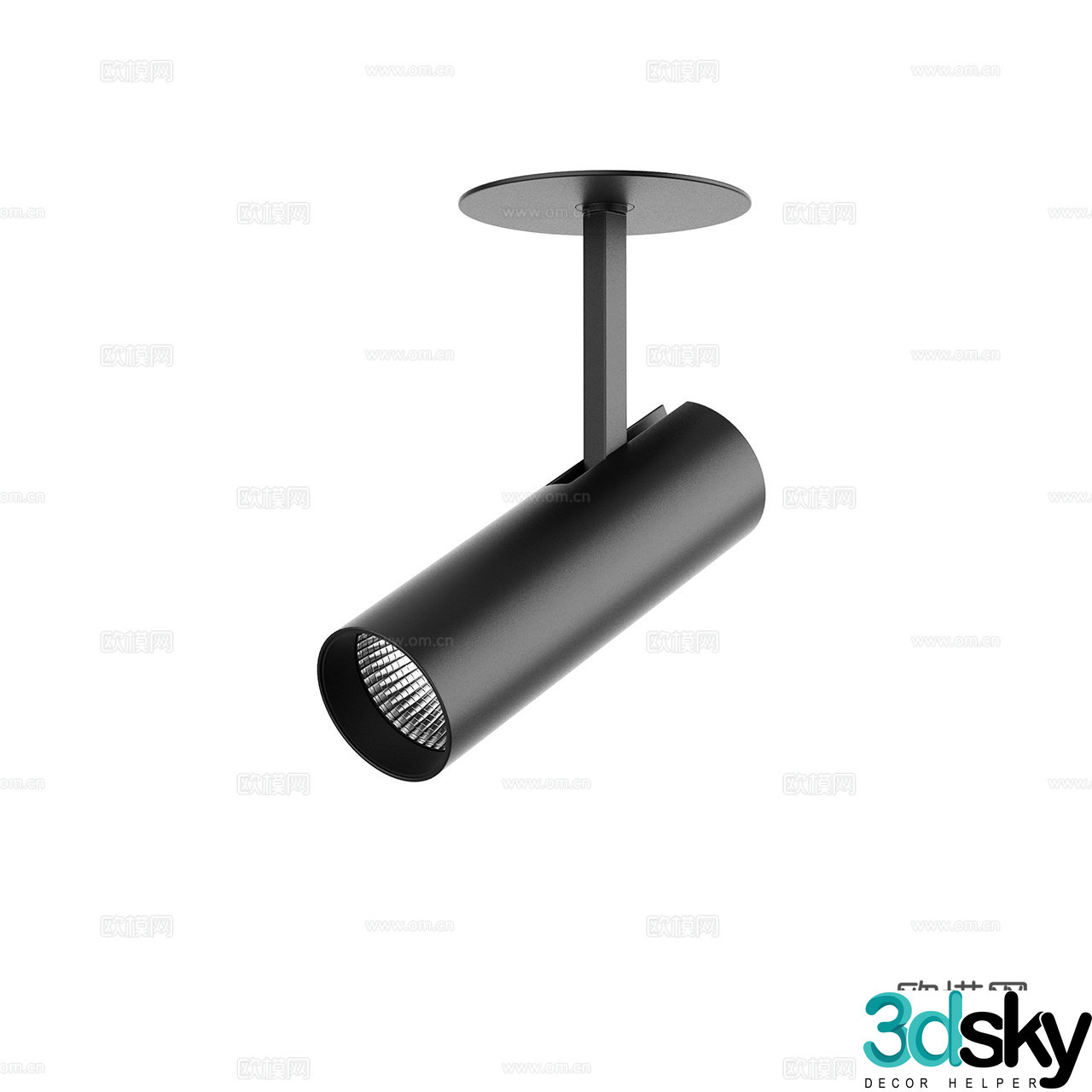 XAL Minimalist Spotlight Modern Spotlight Surface Installation Spotlight Ceiling Light 3D Model