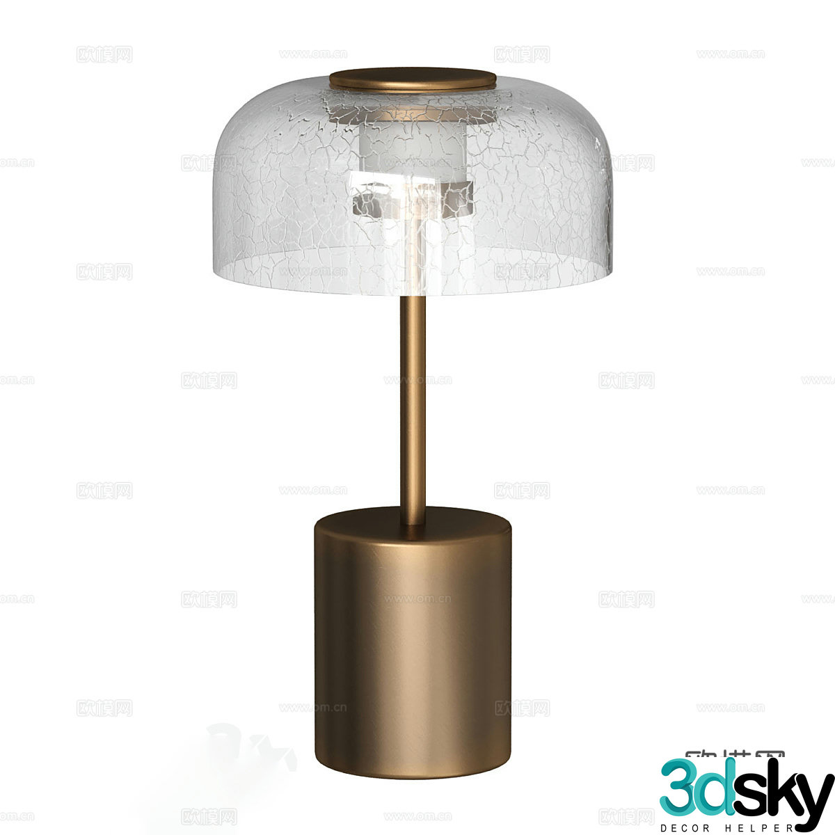 Modern desk lamp 3d model