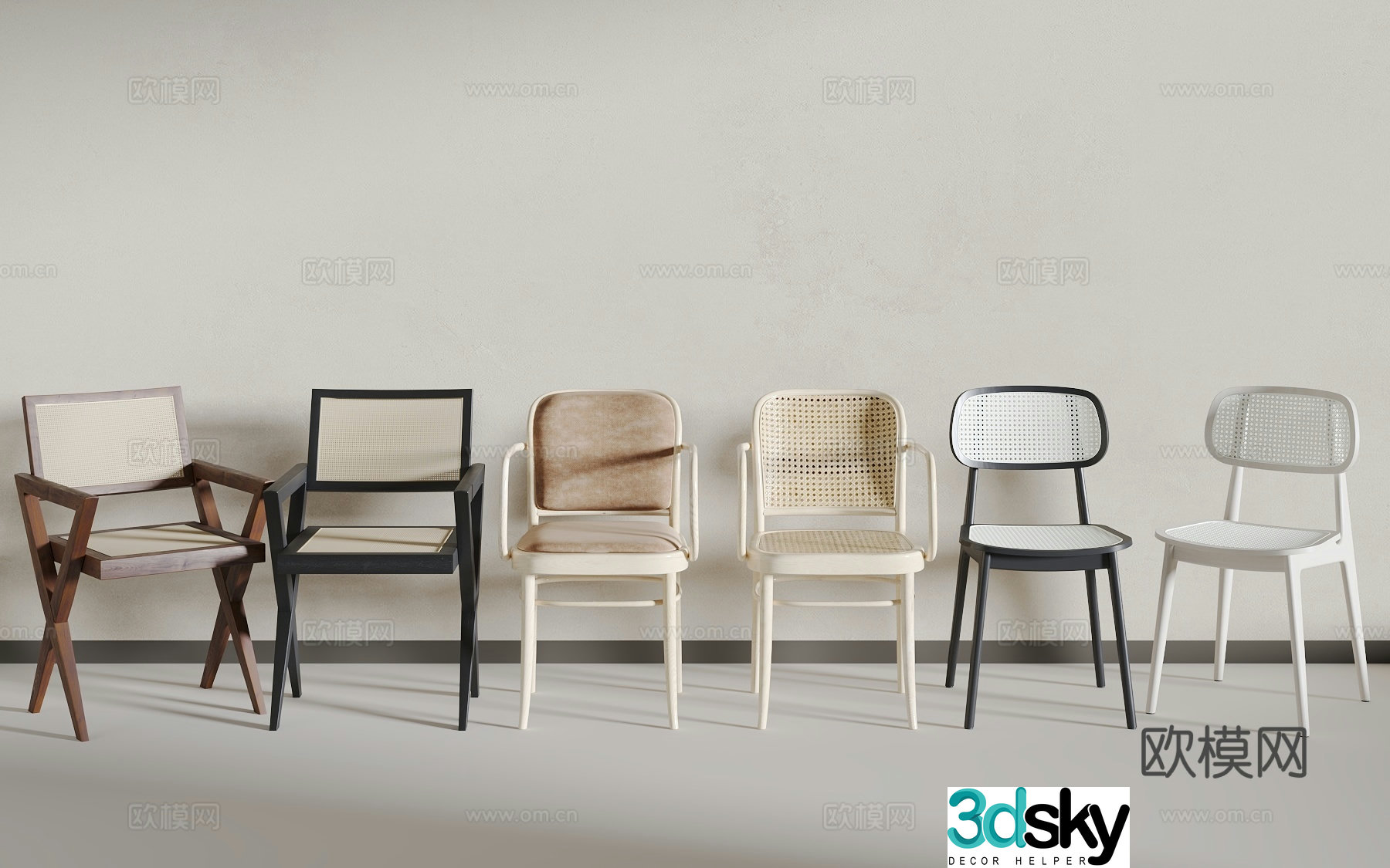 Medium-old seat 3d model