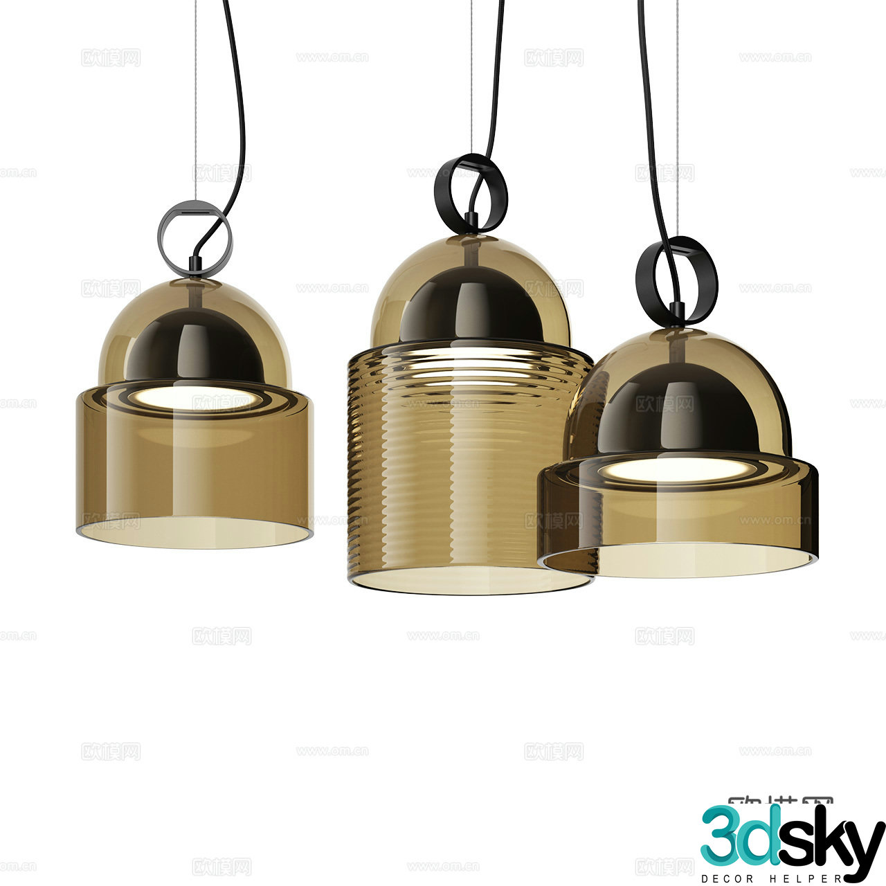 Brokis modern chandeliers simple chandeliers glass chandeliers acrylic chandeliers 3d model