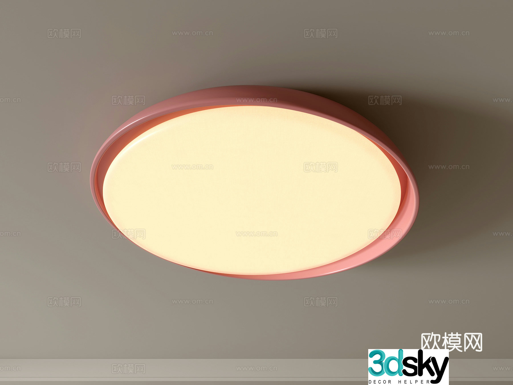 Modern ceiling lamp Geometric ceiling lamp Bedroom lamp Artistic shaped lamp Fashion living room lamp 3D model