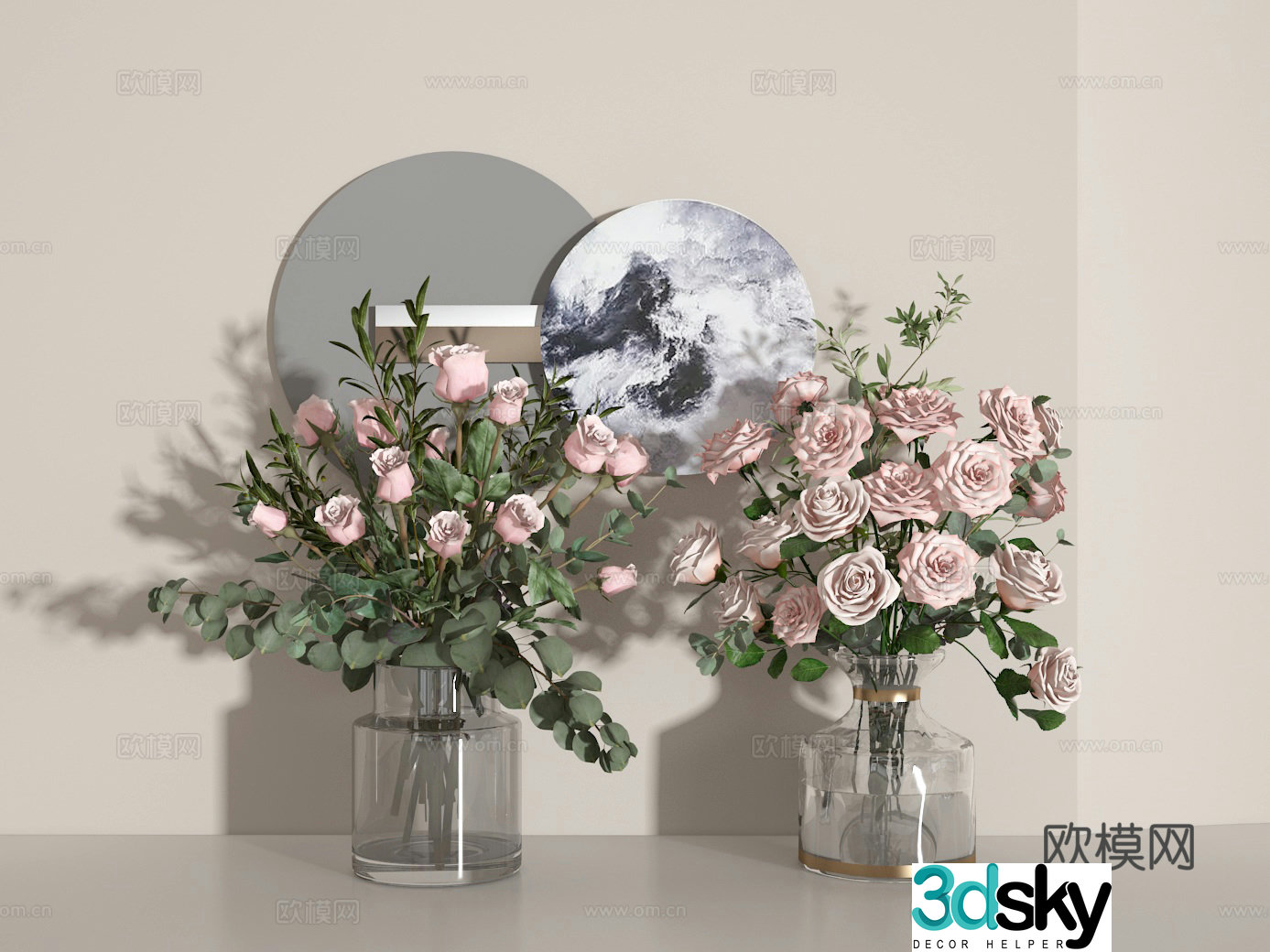 Flower art 3d model