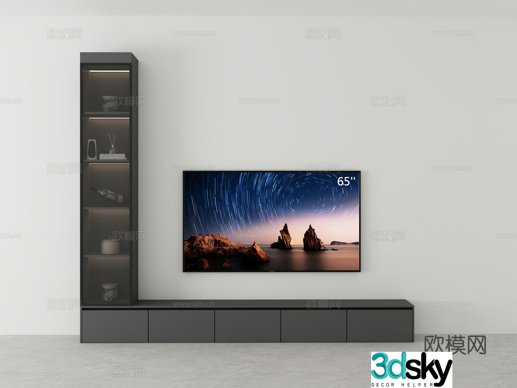TV cabinet 3d model