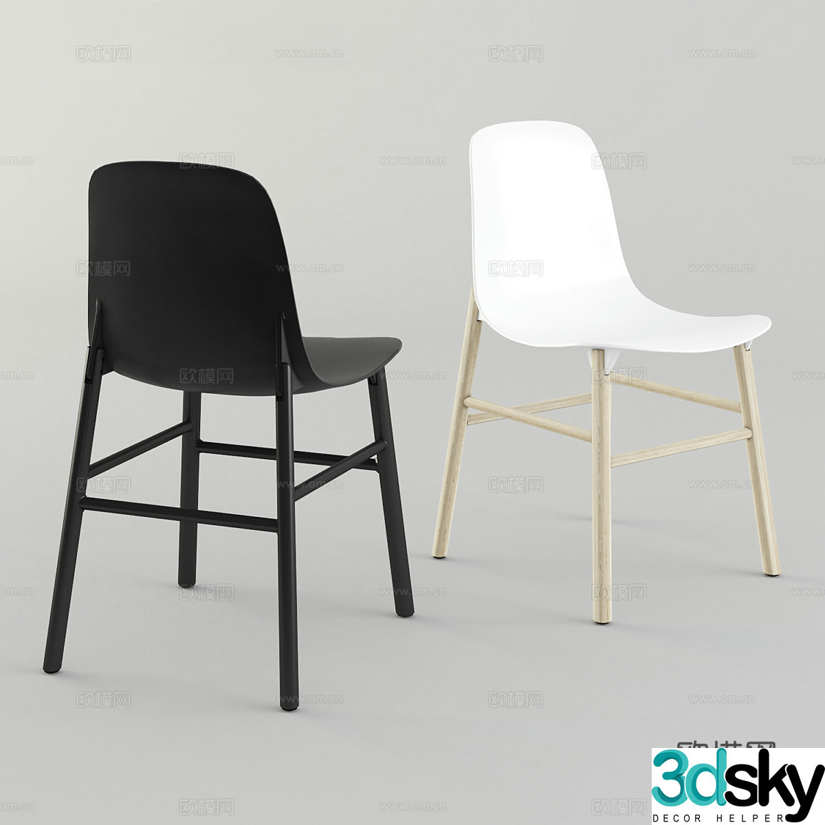 Dining chair 3d model