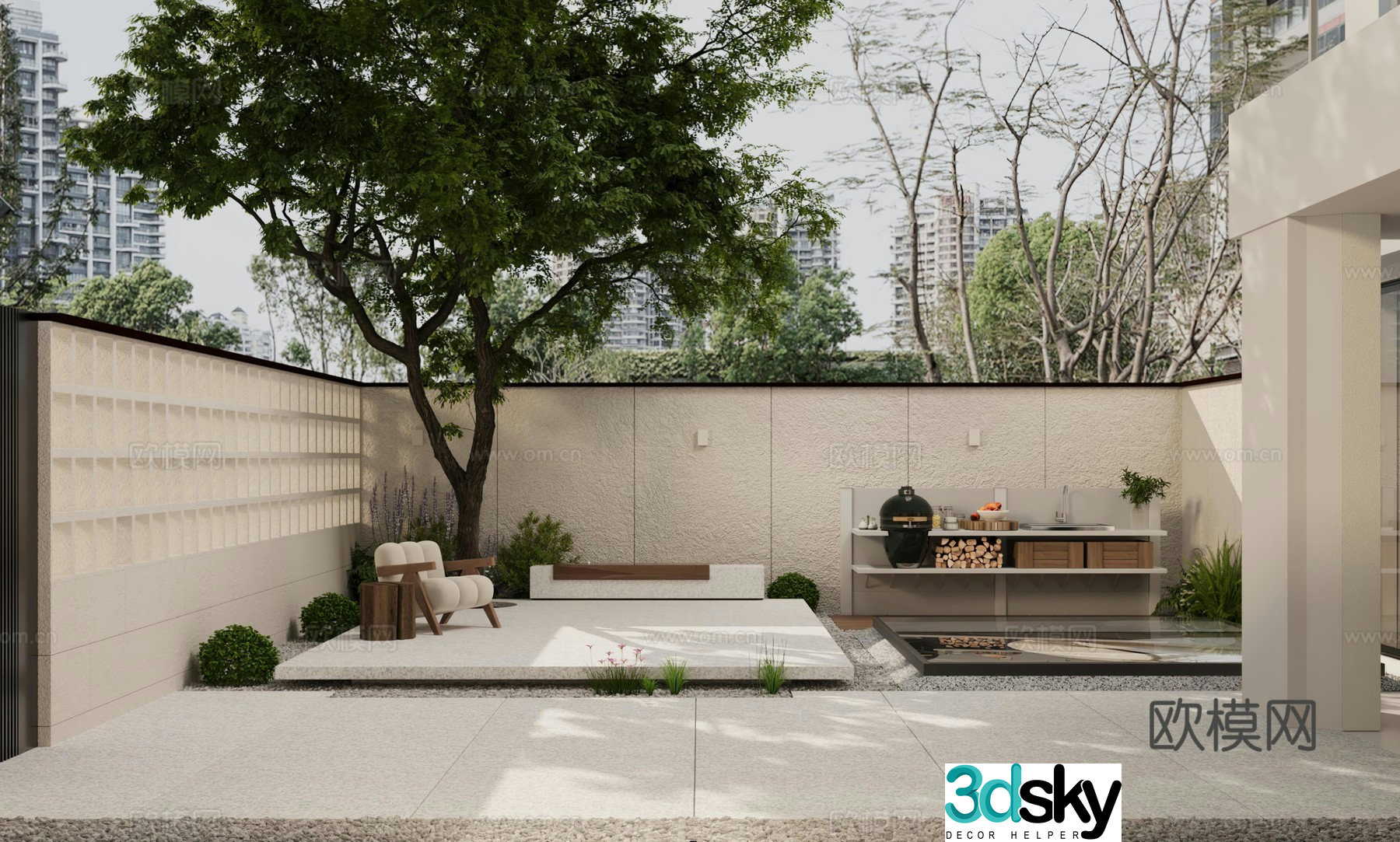 Garden Garden 3d Model