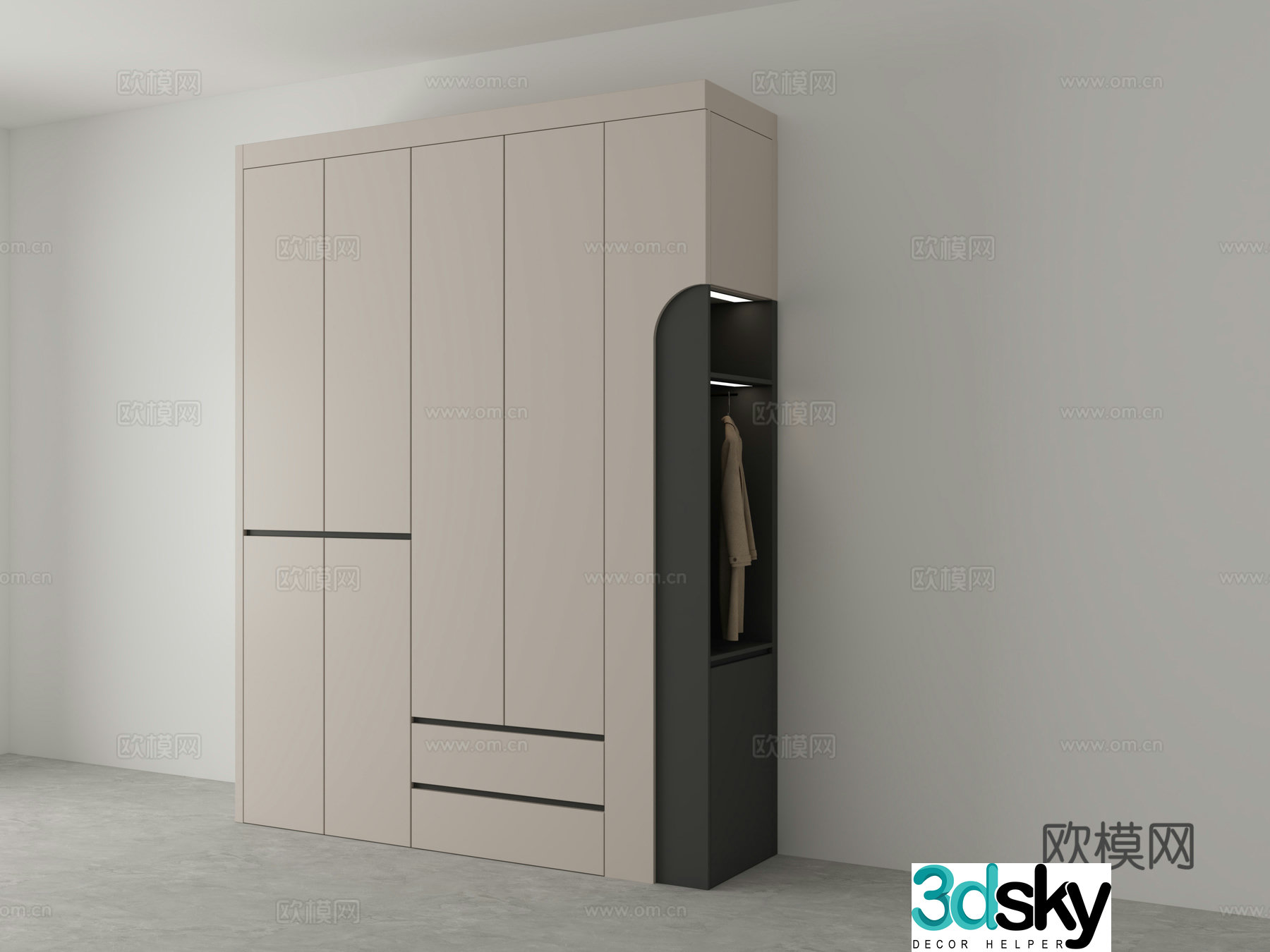 Wardrobe 3d model