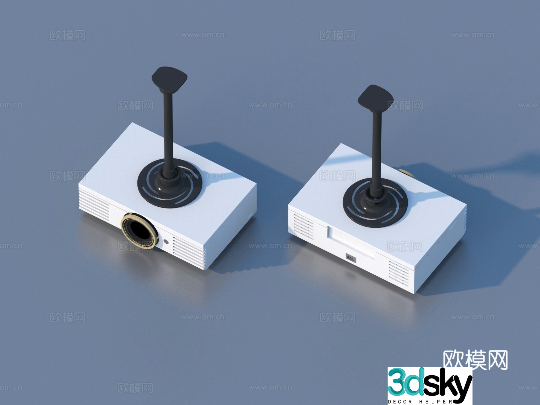 Projector Sketch 3D Model