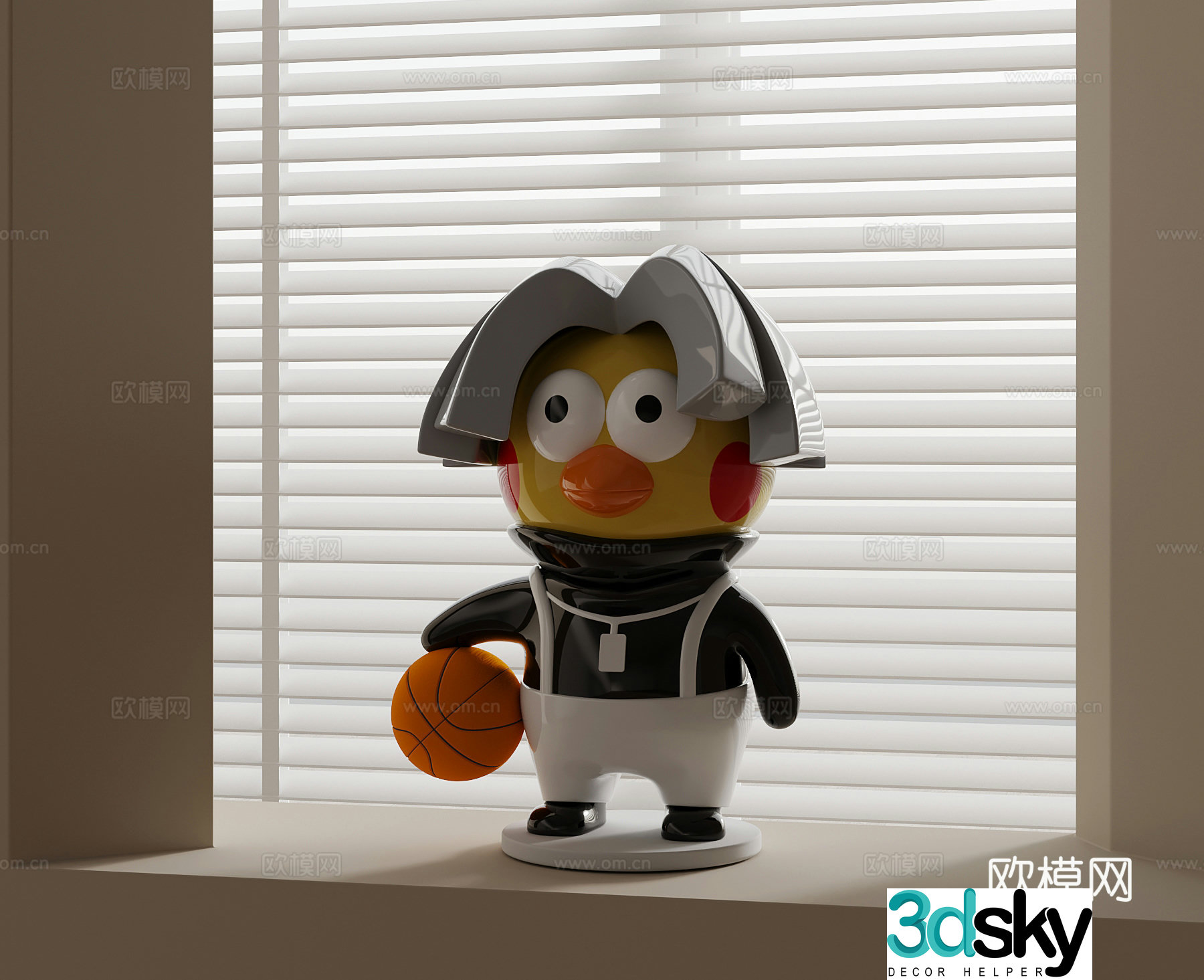 Modern sculpture ornaments Toy figure 3d model