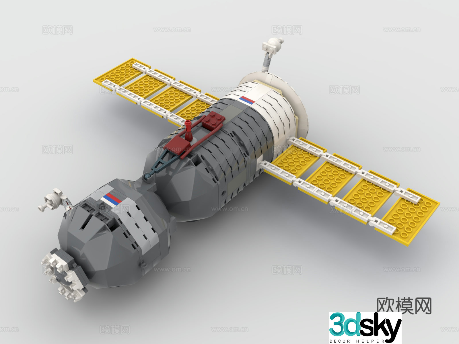 LEGO LEGO Toys Building Blocks Satellite 3D Model