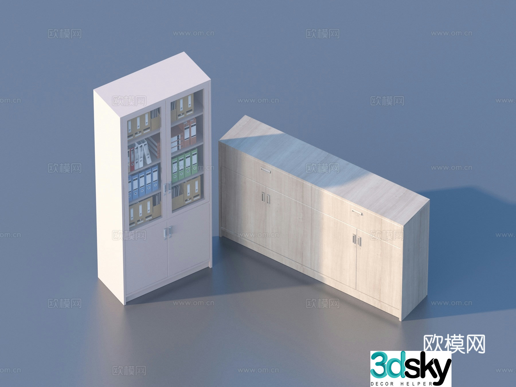 File cabinet Folder 3D model