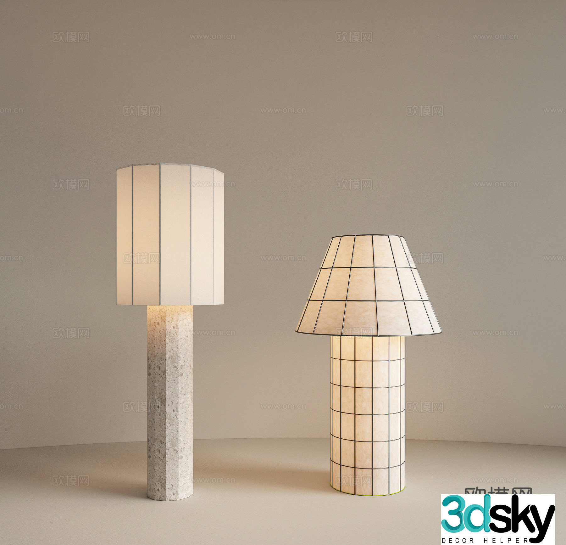Modern retro floor lamp Living room floor lamp Italian floor lamp Bedroom floor lamp 3D model