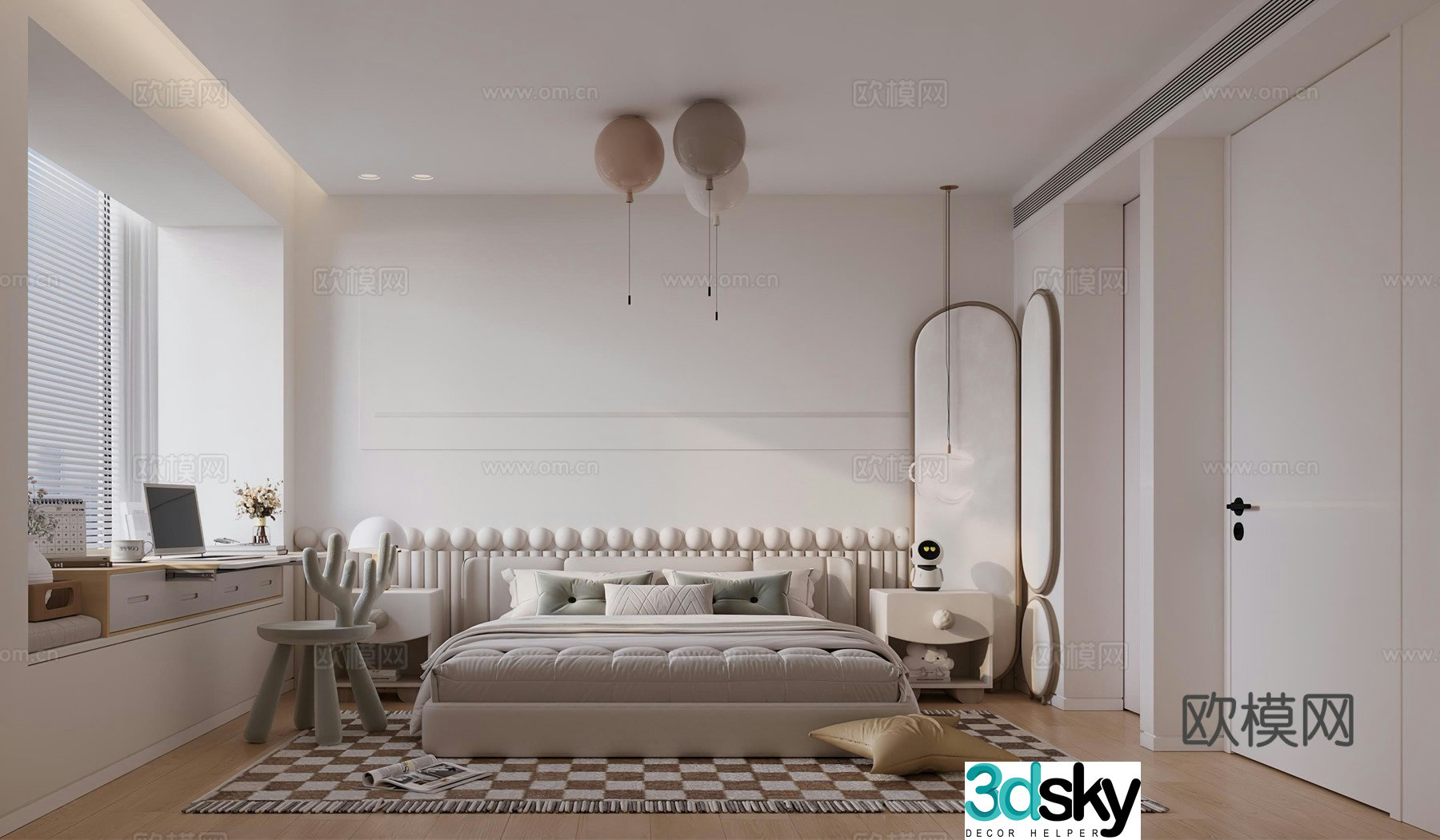 Kids room 3d model